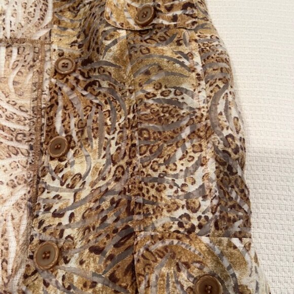 Sheer Button-down Shirt or Jacket - Picture 9 of 10